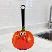 Cute Thumb Up Cartoon Pumpkin Paper Towel Holder, Freestanding Countertop Kitchen Roll Dispenser, Autumn Harvest Thanksgiving Halloween Farmhouse Style Desktop Home Party Decoration - Multicolor - View 4