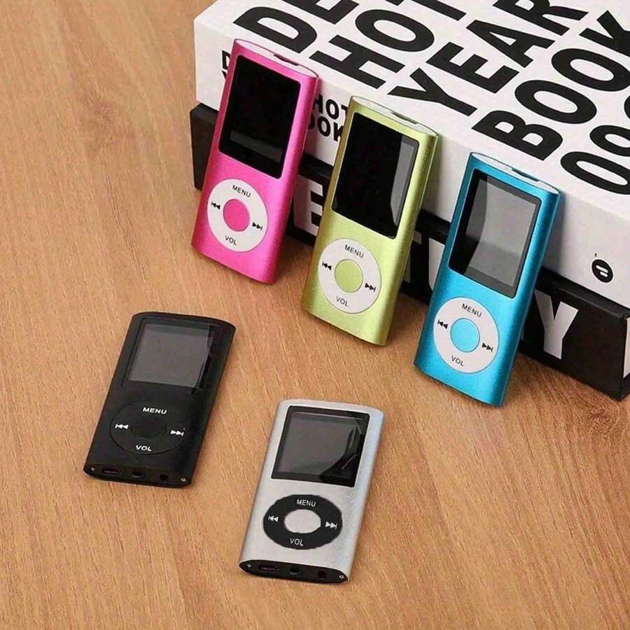 4th Generation Portable MP3/MP4 Player, Supports Audio And Video Playback, Can View Images And E-Books, Equipped With Earphones And Data Cable, Built-In 150mAh Battery, Compact Body, Convenient For Outdoor Sports And Travel - 查看 1