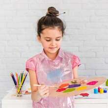 50/80pcs Disposable Aprons For Kids, Painting Aprons, Cooking Aprons, Art Aprons, Suitable For Children Aged 4-10, Perfect For School Activities, Birthday Parties And Art Projects - Multicolor - View 10