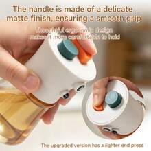 1pc New Olive Oil Spray Bottle, Kitchen Essential, Can Hold Soy Sauce, Vinegar, Seasoning, Suitable For Camping, BBQ, Baking, Cooking, Salad And More, Multiple Styles Available, Leak-Proof Kitchen Oil Bottle, Edible Oil Spray Bottle, Olive Oil Bottle, Fitness Salad BBQ Spray Oil Bottle, Vinegar Bottle. - View 4