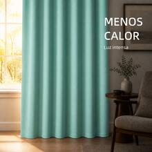 POLIGONO Curtains - Mint Green - View 3