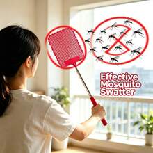 1PC Extendable Stainless Steel Rod Indoor Fly Swatter, Fruit Fly Catcher, Mosquito Catcher, Indoor Insect Killer, Summer Essential (Random Color), Gardening Supplies, Summer, Kitchen Accessories, Gardening, Kitchen, Must Have - Multicolor - View 3