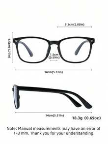 3PCS Women Leopard & Solid Frame Blue Light Glasses,Fake Glasses,Y2K Slim‑Face Eyewear,Back‑To‑School Daily Office Eyeglasses - A - View 6