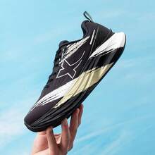 XTEP Shadow Engine 5.0 Men's New Mesh Breathable Cushioning Responsive Running Shoes - Black and White/green - View 5