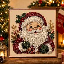 4pcs Christmas Pearl Art DIY Pearl Painting, Bedroom Decor Painting, Santa Claus Reindeer Christmas Tree Diamond Painting Handmade Home Decor, Suitable For Living Room, Bedroom, Christmas Party, Home Decor, Dining Room Decor, Holiday Arrangement, Party Decor, Christmas Party Supplies, Best Choice For Christmas And New Year Gifts - View 10