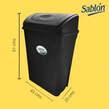 Countertop & Hanging Trash Cans - Black - View 5