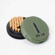 1pc New Mini Portable Storage Box With Screw Cap Design (Suitable For 22LR Caliber) Compact Durable Storage Box With Screw Cap, Portable Pocket Size, Large Capacity Storage (Box Only) - Storage Box - View 4
