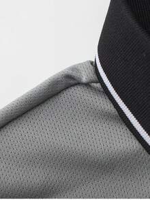 3pcs Basic Long Sleeve Polo Shirts, Light Business Retro Collar Long Sleeve Tops, Woven Wrinkle-Resistant Easy Care Slim Fit T-Shirts, Men's Spring Autumn Commute Reception Visitor Casual Gathering Outfit - Multicolor - View 8