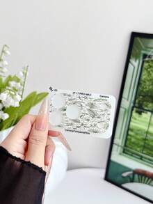 1pc Vintage Sketch Green Floral Leaf Print Full Coverage Anti-Fingerprint 9H Hardness Camera Lens Protector, Compatible With IPhone 18 Pro Max/18 Pro/17 Pro Max/17 Pro, Anti-Oil Anti-Drop Anti-Explosion Bubble-Free Auto-Adsorption Easy Installation Protective Film - Floral - View 13