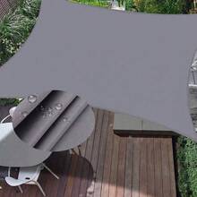 Square Sun Shade Sail, Breathable UV Protection Outdoor Sun Canopy, Thickened Dense Fabric Sun Shade, Reinforced Edges, Suitable For Balcony, Patio, Garage, Swimming Pool - 1pc Shade Cloth - View 1