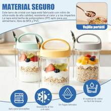 Food Bottles & Jars - Yellow Pink Blue Gray - View 5