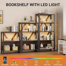 Bookcase - Brown 3-tier - View 9