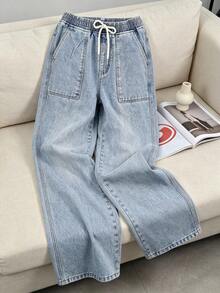 Women Jeans - Light blue - View 1