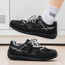 Men's New Breathable Casual Sports Shoes - Black - View 5