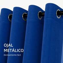 POLIGONO Curtains - Royal Blue - View 5