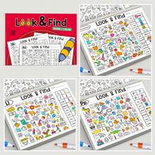 1pc Interactive Treasure Hunt Game Book / Memory & Color Recognition / Durable Travel Educational Cards For Home And School Use/ Find The Difference Book / Colouring Book, Drawing Book/School Supllies, Classroom Supplies - Multicolor - View 6