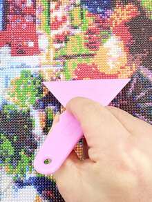 DIY Diamond Painting Correction Tool, Colorful Diamond Painting Alignment Tool, Suitable For Diamond Painting Cross Stitch Drawing Rhinestone Correction Kit Accessories, Diamond Painting Cross Stitch Handmade Material Kit - A - View 9