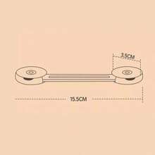 1/4/8/12pcs Transparent Safety Locks, Locks Cabinet Proofing, Large Capacity Desktop Cable Management Box Power Strip Organizer Cable Safety Storage Hide Messy Wires Durable Plastic For Home Office Computer Desk Cord - Multicolor - View 9