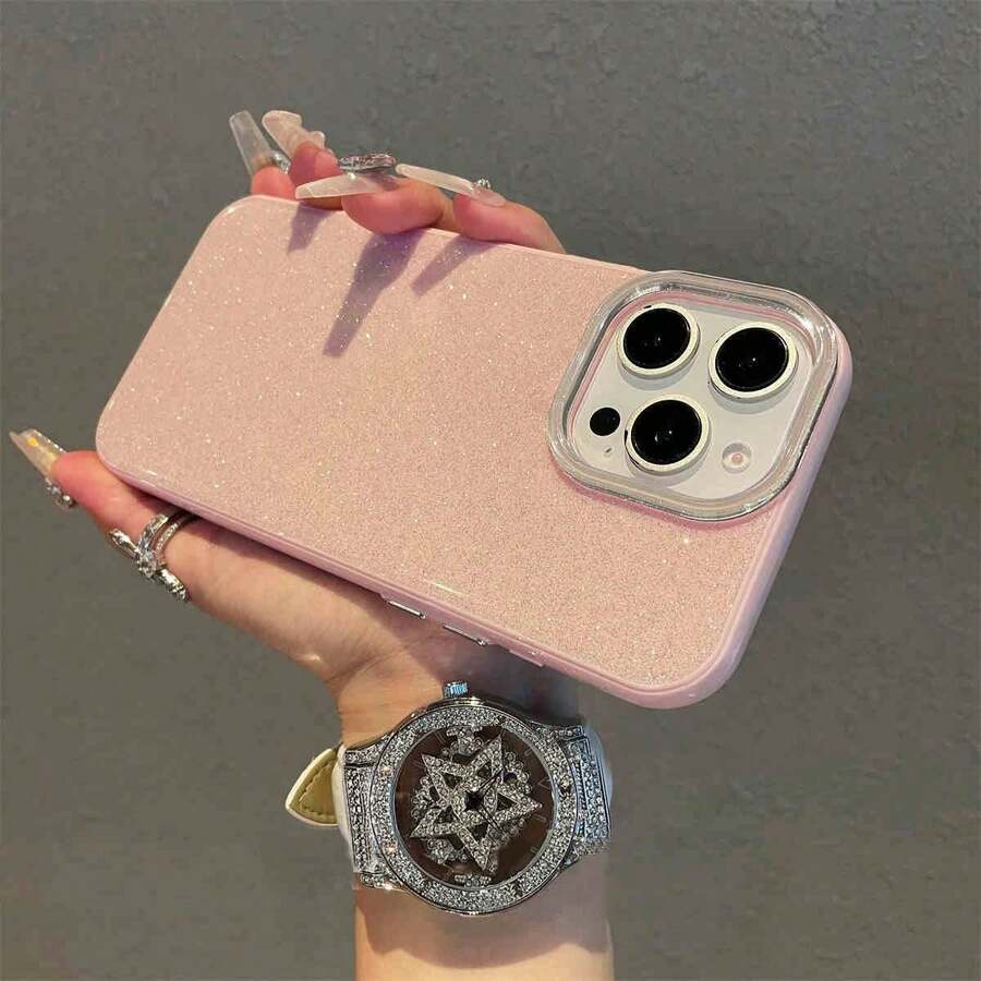 DECOPHONE IMD 二合一粉末塗層適用於 Apple 17 系列極簡暢銷手機殼 - 粉色 - 查看 1