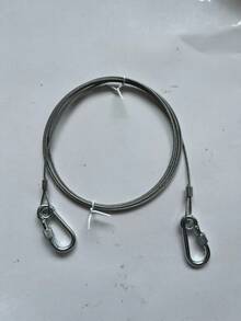 1pc Durable Stainless Steel Clothesline, 78.74 Inch Portable Laundry Drying Rope - Strong And Break-Resistant, Indoor And Outdoor Use, Suitable For Camping, Bathroom, Dorm, Rental, Outdoor Travel, Essential Practical Home Laundry Drying Item - A - View 10
