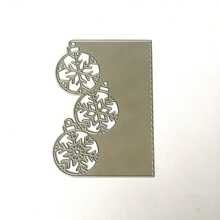 1pc Christmas Card Carbon Steel Scrapbooking Metal Cutting Template, DIY Paper Card Making Craft - Snowflake - View 8