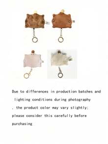 Cute Plush Platypus Data Cable Organizer, Earphone Cable Management, Charging Cable Storage With Keychain, Compact Multi-Functional Cable Organizer For Home, Suitable For Organizing Earphone Cables, Data Cables And Charging Cables. Also Can Be Used As Desktop Decoration, Spiral Design, Exquisite Craftsmanship, Home Essential. Family, Office, Travel Essential. Holiday Gift, Great Gift For Girls, Birthday Gift, Teacher's Day Gift, Back To School Essential, Daily Necessity - Multicolor - View 11
