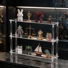 壓克力展示架 式多層桌面收納架 適用化妝品、香水、書籍與小裝飾品 現代檯面收納展示架 - 查看 2