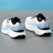 XTEP Shadow Engine 5.0 Men's New Mesh Breathable Cushioned Responsive Running Shoes - Black/White/Blue - View 6