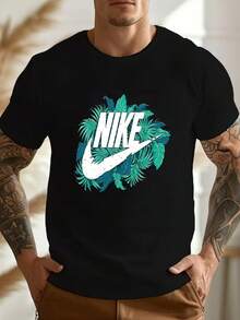 Men T-Shirts - 黑色 - 查看 6