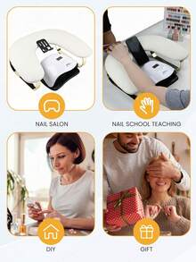 Manicure Arm Rest, Manicure Arm Rest Dual Hand Manicure Table Pad Pillow, Suitable For Home And Manicure Salon - Multicolor - View 7