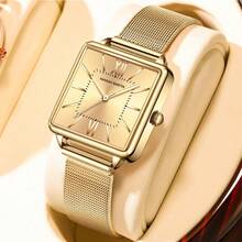 HANNAH MARTIN Elegant Women's Watch, Stainless Steel Mesh Strap, Waterproof Imported Movement, Luxury Quartz Watch, Perfect Gift For Girlfriend/Mother/Sister - one-size - View 13