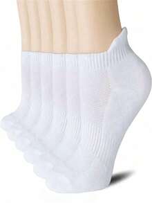 20 Pasang Kaos Kaki Jala Pendek Putih Pria, Bernapas dan Nyaman, Dengan Penopang Lengkungan Kaki, Cocok untuk Dipakai di Pergelangan Kaki - Putih - View 2