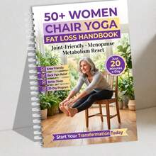 Chair Yoga Book For Women Over 50, Low Impact Knee Friendly Workout Guide To Lose Weight & Ease Back Pain - Multicolor - View 8