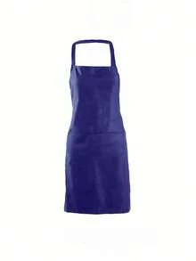 1pc Apron With Pockets, Oil-Resistant Kitchen Apron, Waist Length, Unisex, Suitable For Cooking And Catering, Fashionable Kitchen Workwear - Multicolor - View 19