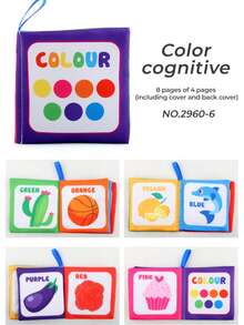 Infant Cloth Books And Toys,Early Education And Intelligence Learning Cloth Books,Early Education And Enlightenment Cognitive Cloth Books For Learning - Multicolor - View 11