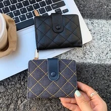 Travel Wallet Quilted Coin Purse Integrated ID Card Holder Organizer Bag - Multicolor - View 8