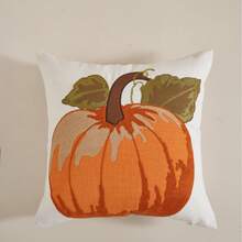 LCUHPCL American Vintage Autumn Thanksgiving 3D Pumpkin Embroidery Pillow Case, Home Decor Suitable For Sofa, Living Room, Bedroom, Party And Various Environments - Burnt Orange - View 12