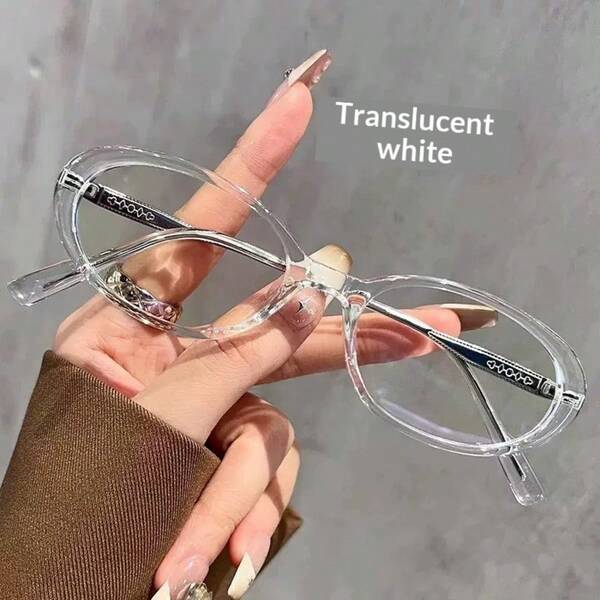 Best-Selling Thick-Rimmed Oval Small Frame Women's Fashion High-End Daily Wear