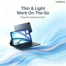 UGREEN Magnetic Keyboard Case For Tablet, Smart Magnetic Keyboard Compatible With 11-Inch IPad Air/Pro, 11-Inch Bluetooth Keyboard, 78 Keys, No Trackpad - View 12