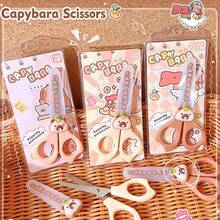 1pc Capybara Stainless Steel Scissors - Cute Multi-Purpose Fabric And Craft Scissors, Animal Capybara Design, Suitable For Office, Sewing, Durable, Easy To Use And Art Supplies - Multicolor Random - View 6