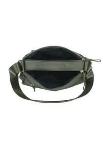 1pc Women's Elegant Solid Color Nylon Fabric Multi-Pocket Crossbody Bag, Minimalist Lightweight Design, Suitable For Shopping, Outdoor, Vacation, Commuting, Work, High-End Mommy Bag - Multicolor - View 5