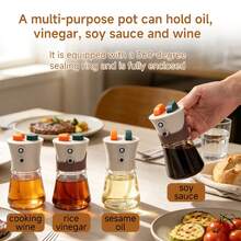 1pc Olive Oil Spray Bottle, Kitchen Essential, Can Hold Soy Sauce, Vinegar, Seasoning, Suitable For Camping, BBQ, Baking, Cooking, Salad And More, Multiple Styles Available, Leak-Proof Kitchen Oil Bottle, Edible Oil Spray Bottle, Olive Oil Bottle, Fitness Salad BBQ Spray Oil Bottle, Vinegar Bottle - View 10