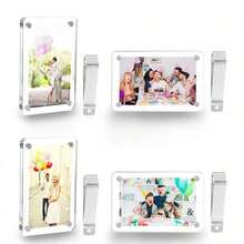 Vertical Sunshade Photo Frame Clip (Suitable For Film) Personalized DIY Photo Car Decor Couple Photo Wallet Photo Pet Memorial Photo Frame Clip - A - View 2