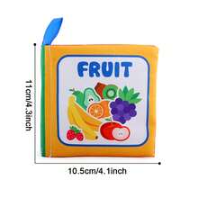 Infant Cloth Books And Toys,Early Education And Intelligence Learning Cloth Books,Early Education And Enlightenment Cognitive Cloth Books For Learning - Multicolor - View 6