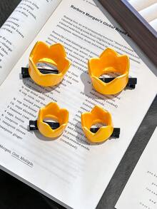 8/4pcs Cute Mini Crown Hair Clips, Durable And Non-Damaging, Sweet And Lovely Hair Accessories For Women And Girls, Suitable For Daily Wear, School, Party And Vacation - Multicolor - View 5