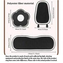 1pc Breathable Mesh Car Seat Back Cushion - Style a - View 9