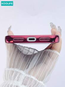 KOOLIFE 1組奢華Ins磁吸無線充電加厚防摔耐用時尚手機殼，相容 iPhone 18 Pro Max、17、17 Pro Max、16、15、13 Pro... - 櫻桃紅 - 查看 7