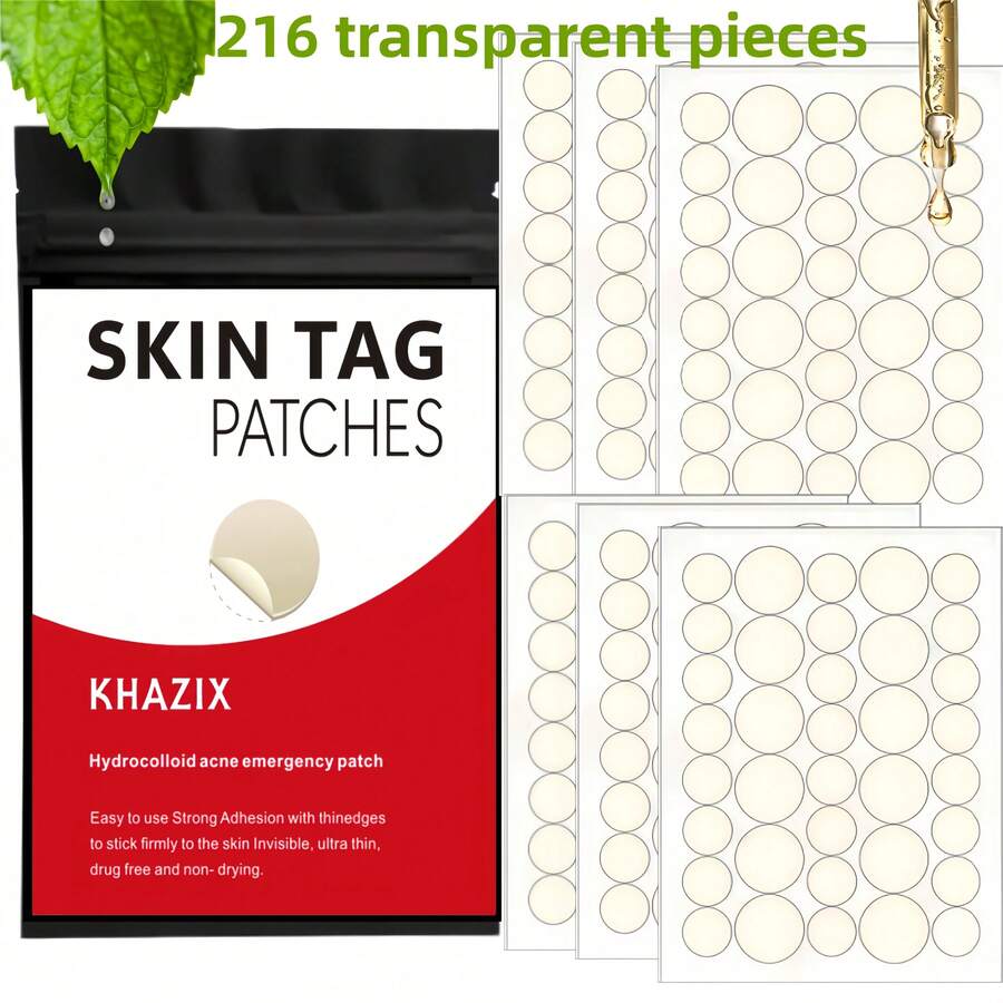 216pcs Concealer Scar Patches, 0.01cm Ultra-Thin, Invisible Coverage For Body Moles And Blemishes, Suitable For All Skin Tones - View 1