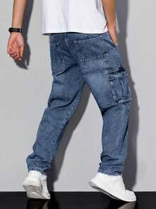 Men Jeans - Blue - View 2
