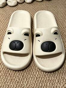 Summer New Fashion Minimalist Home Slippers, Casual Daily Versatile Style, Thick Sole Breathable, Soft & Comfortable, Unisex Home Slippers [Suggested To Choose Regular Size For Better Comfort] - Khaki - View 6